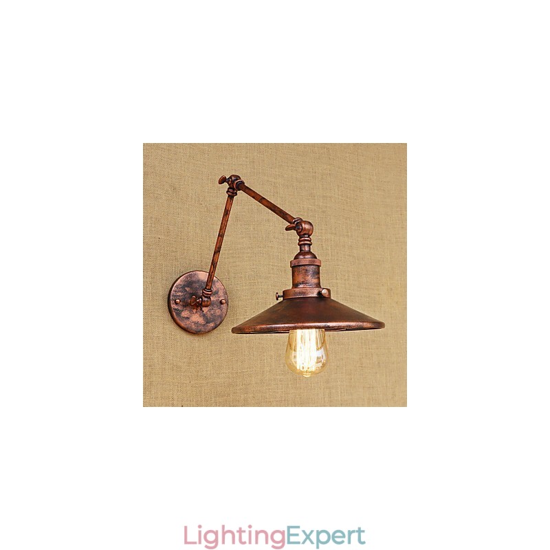 Rustic Lodge Country Retro Electroplated Feature for Mini Style Swing Arm Ambient Light