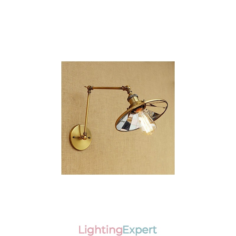 Rustic Lodge Country Retro Electroplated Feature for Mini Style Swing Arm Ambient Light