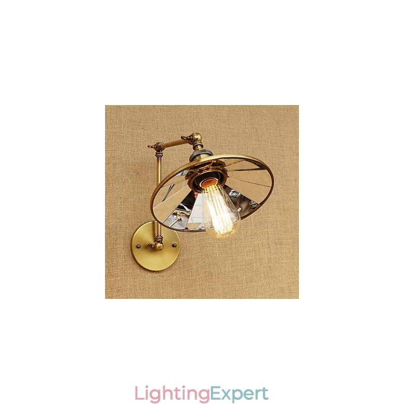 Rustic Lodge Country Retro Electroplated Feature for Mini Style Swing Arm Ambient Light