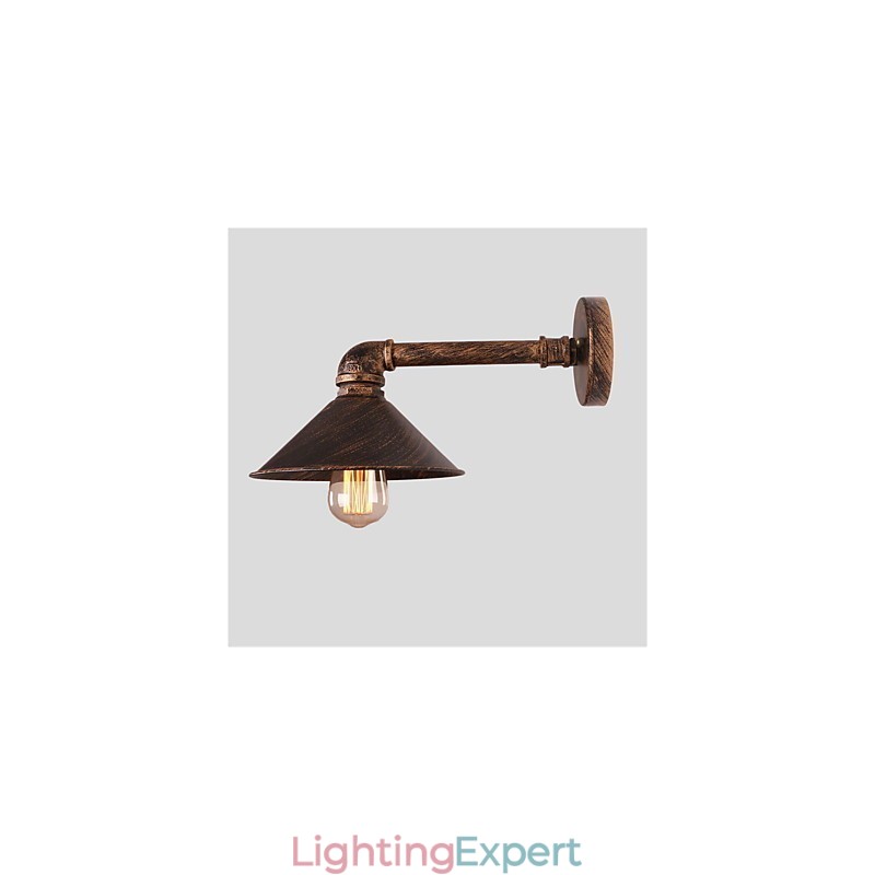Water Pipe Wall Lights Retro Industrial Style Creative Country Metal Restaurant Cafe Bars Bar Table Wall Sconces
