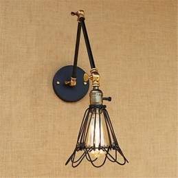 Rustic Lodge Country Retro Painting Feature for Mini Style Swing Arm Ambient Light Swing
