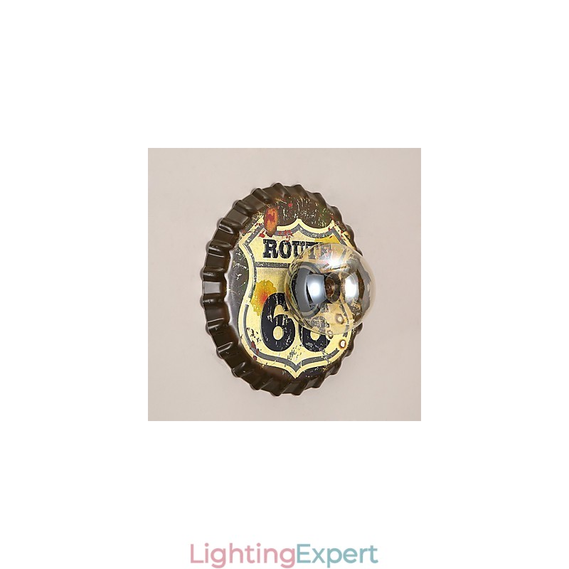 Traditional Classic Rustic Lodge Country Painting Feature for Mini Style Ambient Light Wall Sconces Wall Light