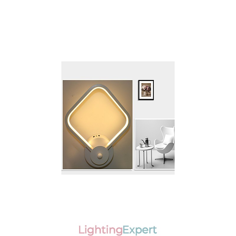 Simple Modern Bedroom Bedside Lamp Wall Lamp Creative Personality Stairways Aluminum Lamp