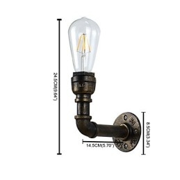 Rustic Lodge Traditional Classic Antique Brass Feature for Ambient Light Wall Lights Wall Light