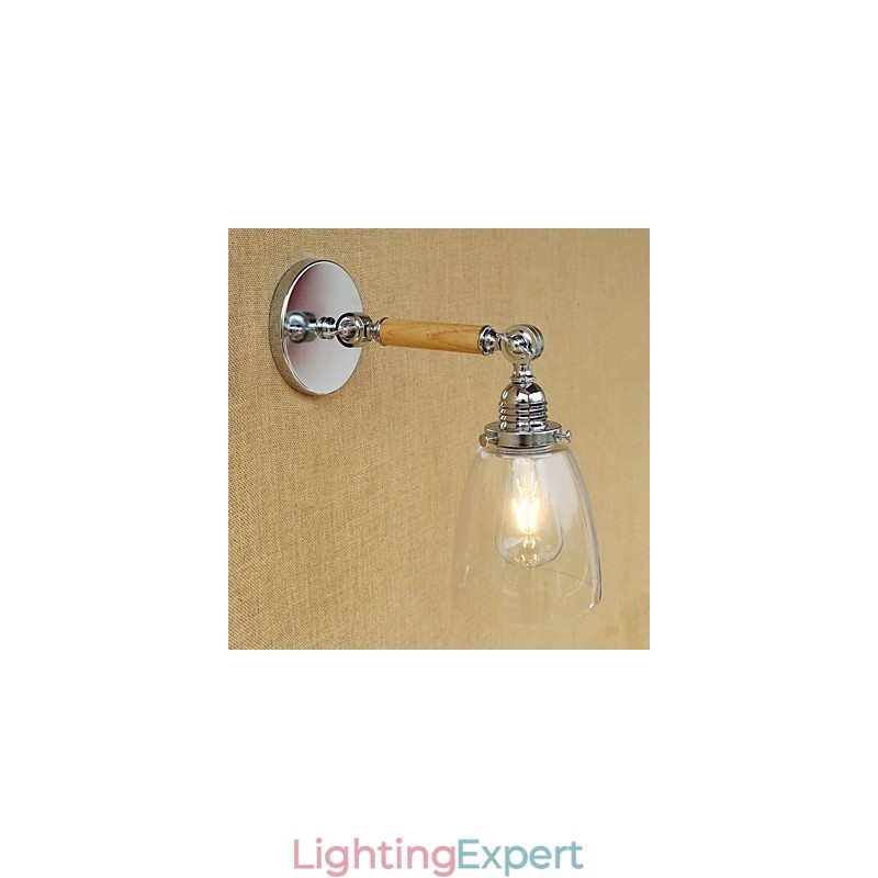 Modern Contemporary Country Retro Electroplated Feature for Swing Arm Ambient Light