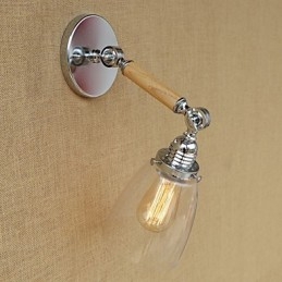 Modern Contemporary Country Retro Electroplated Feature for Swing Arm Ambient Light
