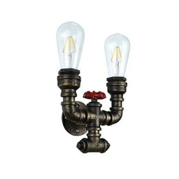 Rustic Lodge Traditional Classic Antique Brass Feature for Ambient Light Wall Lights Wall Light