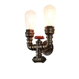 Rustic Lodge Traditional Classic Antique Brass Feature for Ambient Light Wall Lights Wall Light