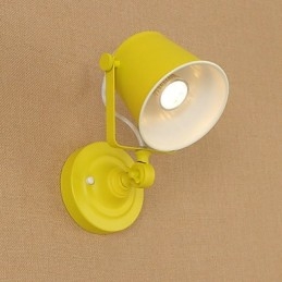 Painted Steel Wall Lamp Dumb Black American Coffee Decoration Retro Wall Light Lightsaber Lamp On Wall