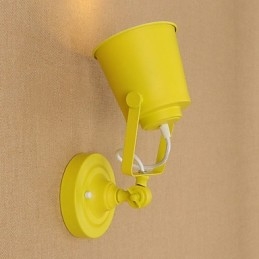 Painted Steel Wall Lamp Dumb Black American Coffee Decoration Retro Wall Light Lightsaber Lamp On Wall
