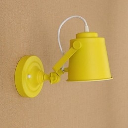 Painted Steel Wall Lamp Dumb Black American Coffee Decoration Retro Wall Light Lightsaber Lamp On Wall