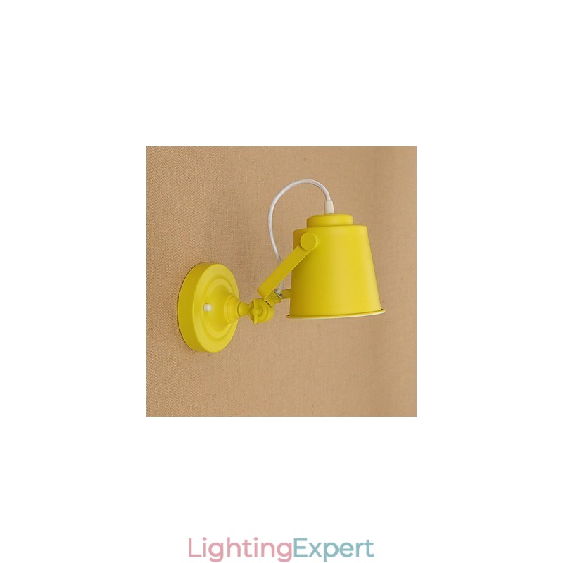 Painted Steel Wall Lamp Dumb Black American Coffee Decoration Retro Wall Light Lightsaber Lamp On Wall
