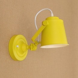 Painted Steel Wall Lamp Dumb Black American Coffee Decoration Retro Wall Light Lightsaber Lamp On Wall