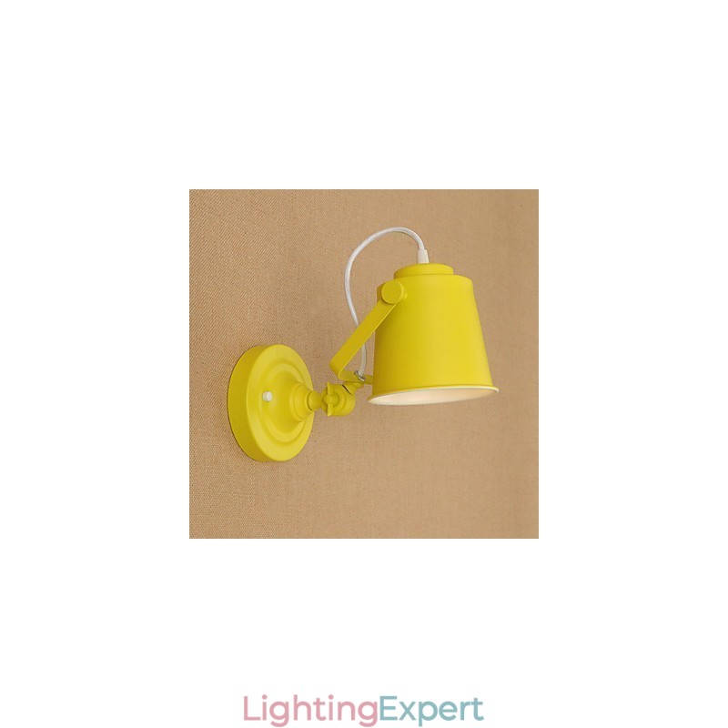 Painted Steel Wall Lamp Dumb Black American Coffee Decoration Retro Wall Light Lightsaber Lamp On Wall