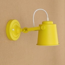 Painted Steel Wall Lamp Dumb Black American Coffee Decoration Retro Wall Light Lightsaber Lamp On Wall