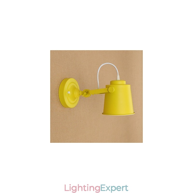 Painted Steel Wall Lamp Dumb Black American Coffee Decoration Retro Wall Light Lightsaber Lamp On Wall