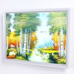 Integrated Modern Contemporary Modern Comtemporary Painting Feature for Ambient Light Wall Sconces