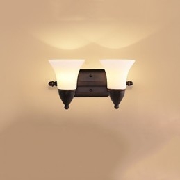 Rustic Lodge Black Oxide Finish Feature for Eye Protection Ambient Light Wall Sconces Wall Light