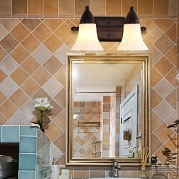 Rustic Lodge Black Oxide Finish Feature for Eye Protection Ambient Light Wall Sconces Wall Light