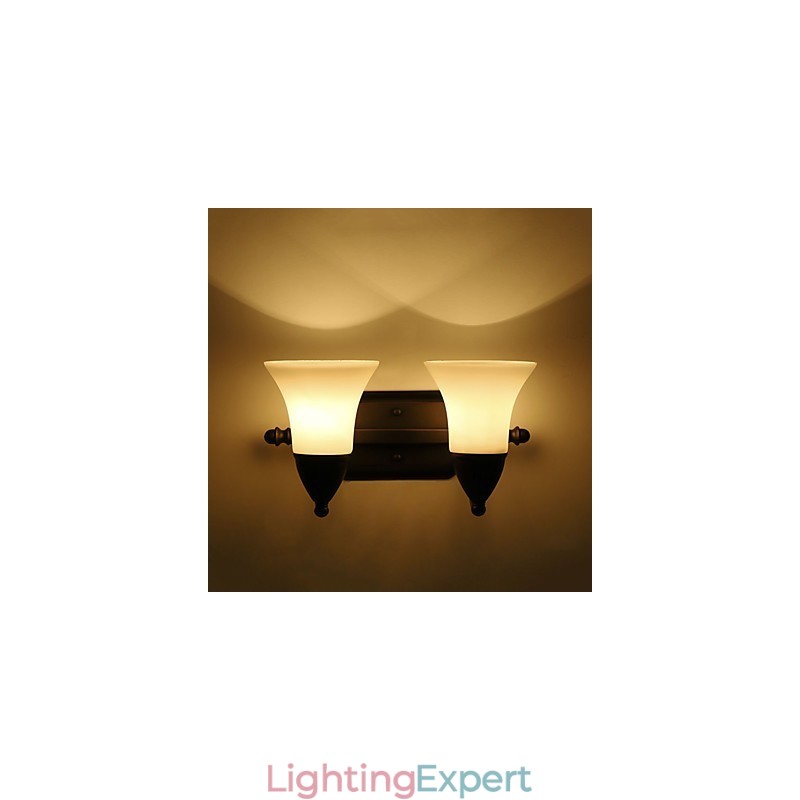 Rustic Lodge Black Oxide Finish Feature for Eye Protection Ambient Light Wall Sconces Wall Light