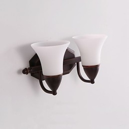 Rustic Lodge Black Oxide Finish Feature for Eye Protection Ambient Light Wall Sconces Wall Light