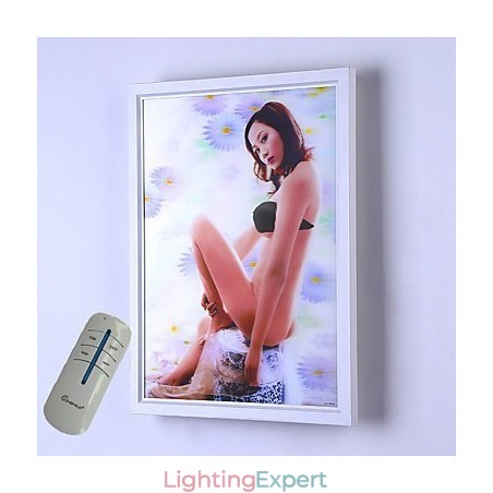 Integrated Modern Contemporary Modern Comtemporary Painting Feature for Ambient Light Wall Sconces