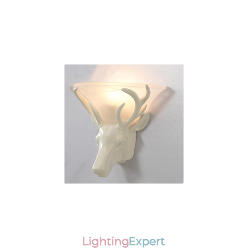 Contemporary And Contracted Deer Head Wall Lamp Fashion Creative Living Room Bedroom Wall Lamp