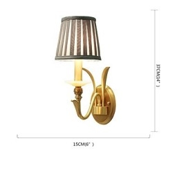 Simple Country Traditional Classic Brass Feature for Mini Style Uplight Wall Sconces Wall Light