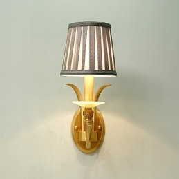 Simple Country Traditional Classic Brass Feature for Mini Style Uplight Wall Sconces Wall Light