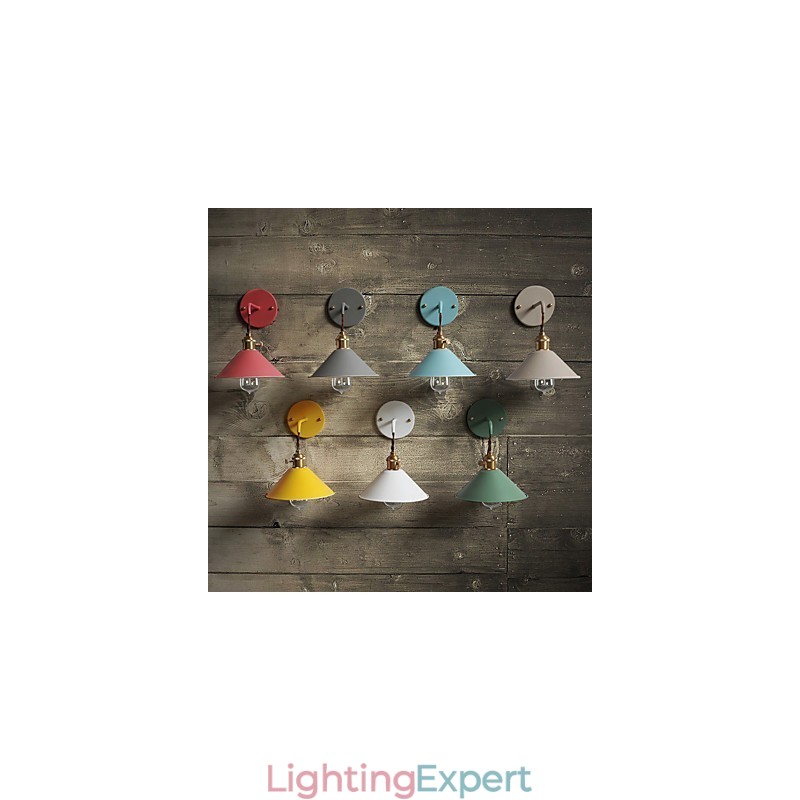 Mini sized Simple Industrial Head Light Bulbs Wall Lamp Vintage Retro Village Metal Wall Sconce Light Fixture Aisle Wall Lamp