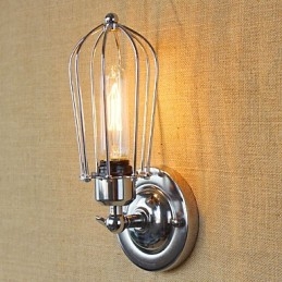 Simple Vintage Country Retro Electroplate Feature for Mini Style Ambient Light Wall Sconces