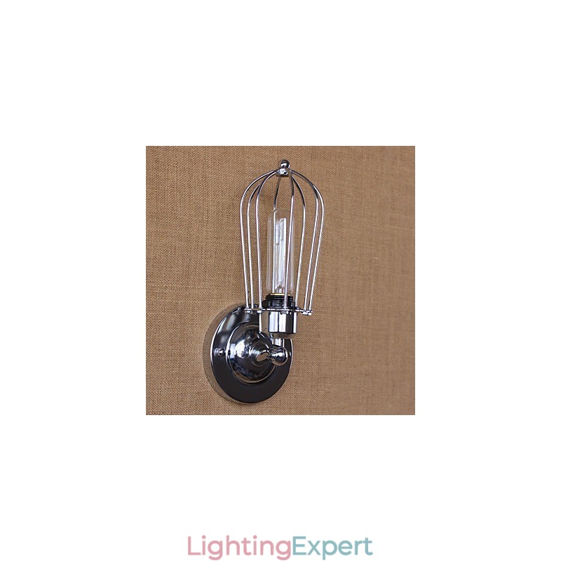 Simple Vintage Country Retro Electroplate Feature for Mini Style Ambient Light Wall Sconces