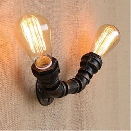 Nostalgia Simple Water Pipe Decorative Small Wall Lamp Wall Light