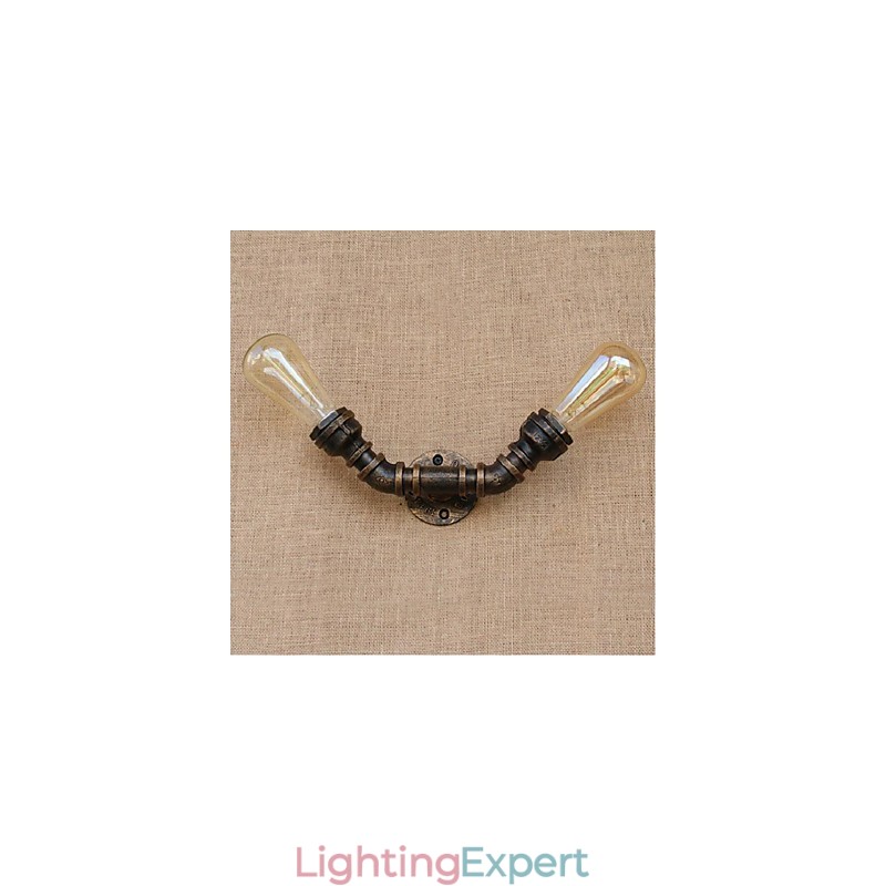 Nostalgia Simple Water Pipe Decorative Small Wall Lamp Wall Light