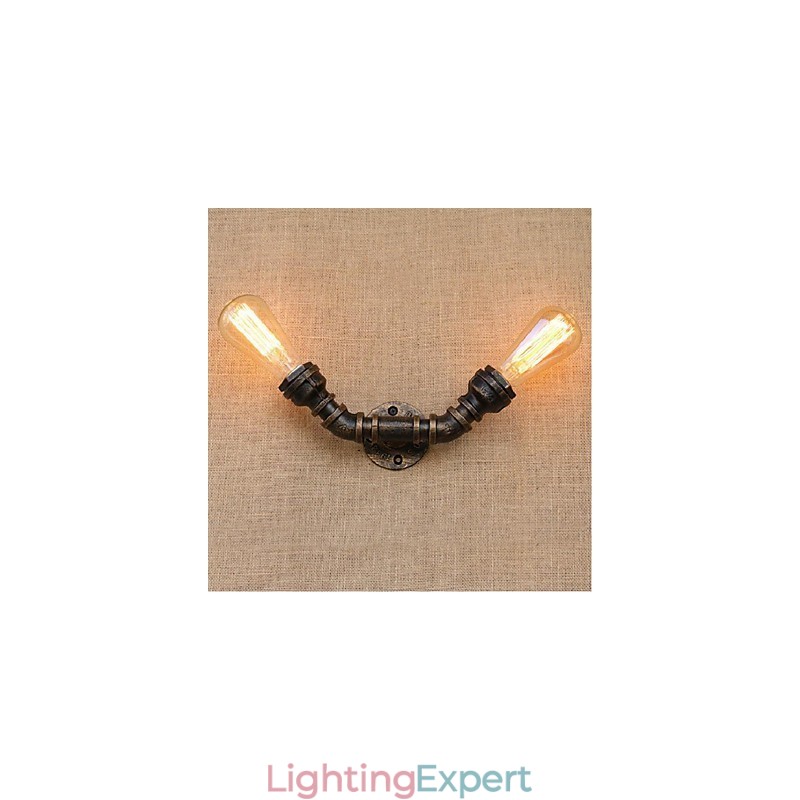 Nostalgia Simple Water Pipe Decorative Small Wall Lamp Wall Light