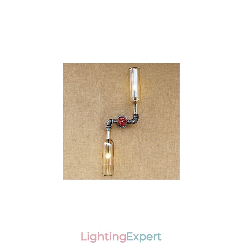 Rustic Lodge Brass Feature for Ambient Light Wall Sconces Wall Light Amber