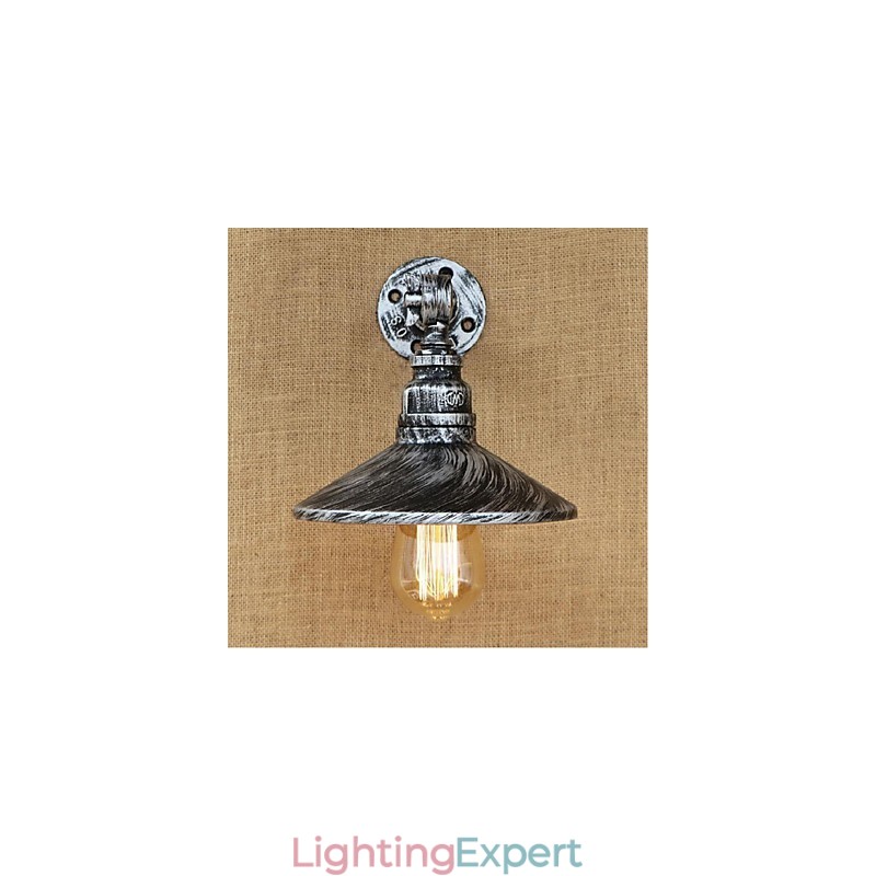 Industrial Style Nordic Water Pipe Wall Lamp Wall Light Silver