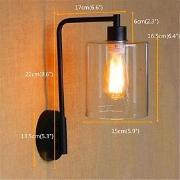 Rustic Lodge Country Black Oxide Finish Feature for Swing Arm Ambient Light