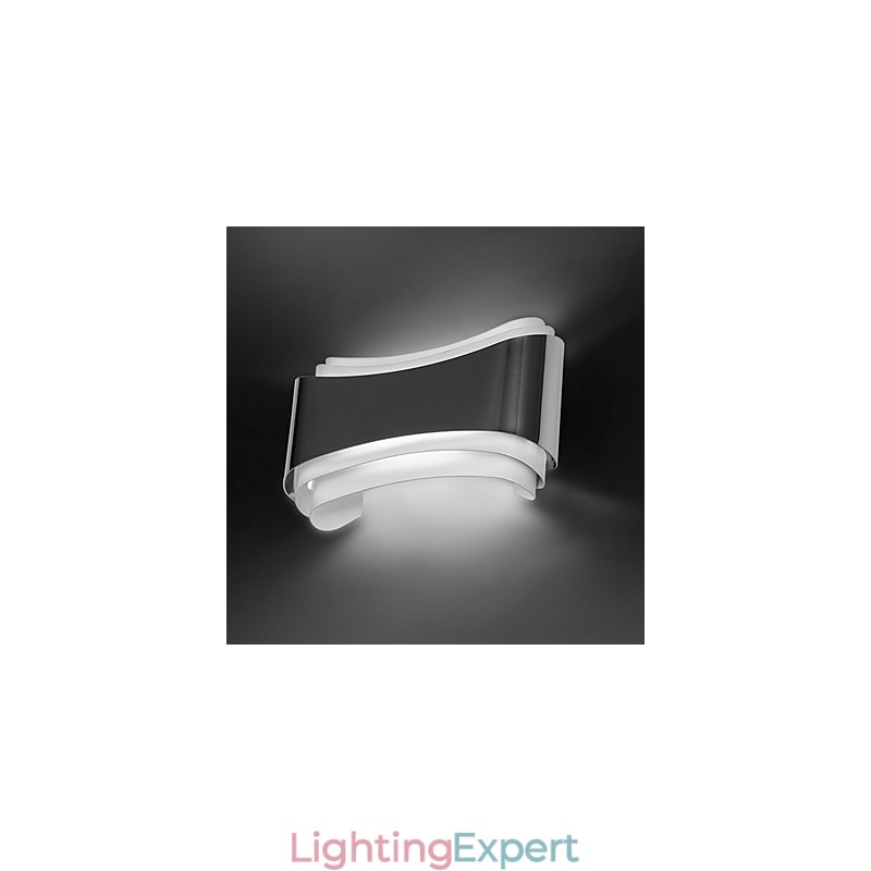 Integrated Modern Contemporary Chrome Feature for Ambient Light Wall Sconces Wall Light