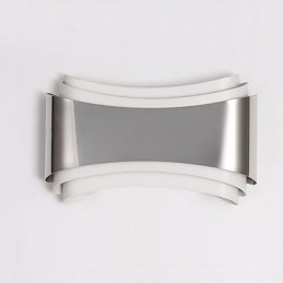 Integrated Modern Contemporary Chrome Feature for Ambient Light Wall Sconces Wall Light