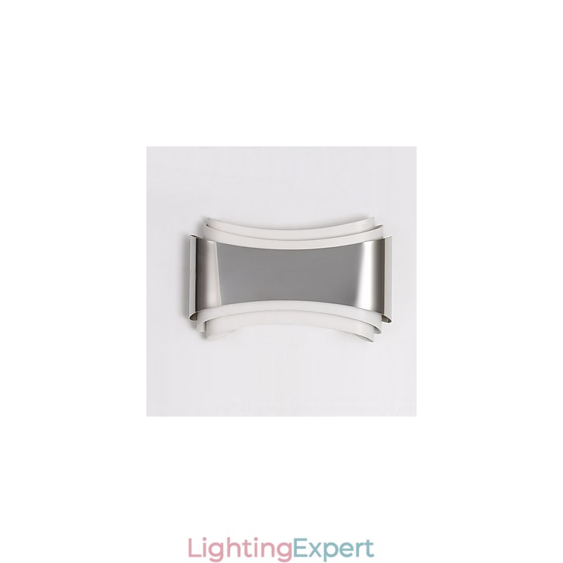 Integrated Modern Contemporary Chrome Feature for Ambient Light Wall Sconces Wall Light