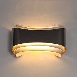 Integrated Modern Contemporary Chrome Feature for Ambient Light Wall Sconces Wall Light