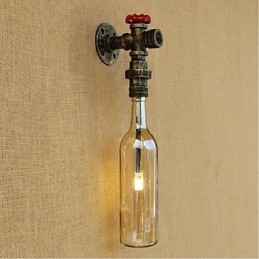 Amber Water Wall Lamp With Switch Wall Light