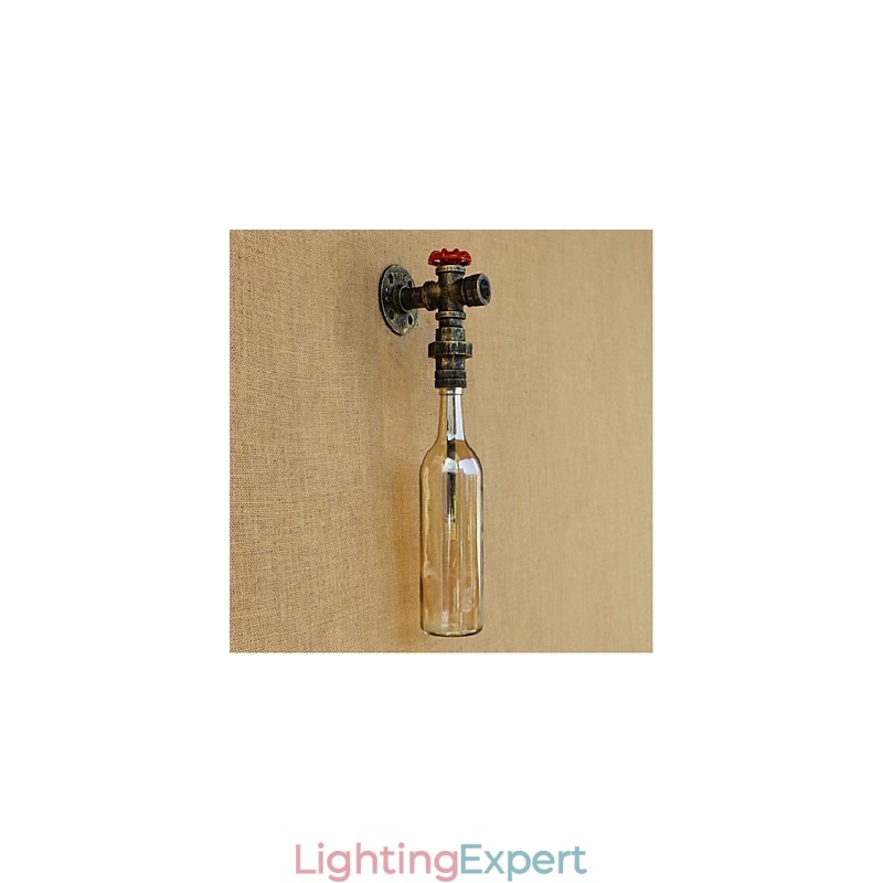 Amber Water Wall Lamp With Switch Wall Light