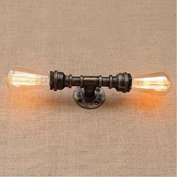 Nostalgia Simple Water Pipe Decorative Small Wall Lamp Wall Light