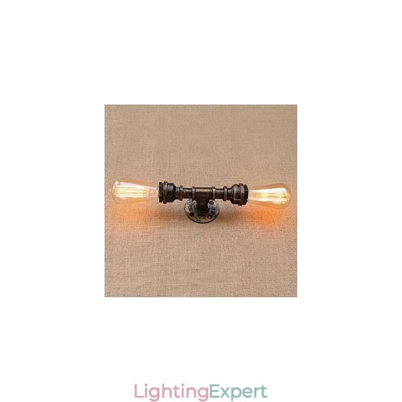 Nostalgia Simple Water Pipe Decorative Small Wall Lamp Wall Light