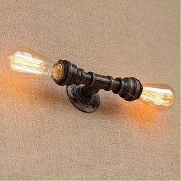 Nostalgia Simple Water Pipe Decorative Small Wall Lamp Wall Light