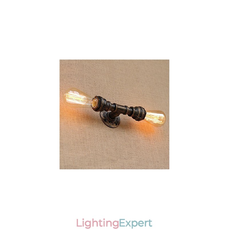 Nostalgia Simple Water Pipe Decorative Small Wall Lamp Wall Light