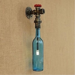 Wall Switch With Water Pipe Bottle Wall Light