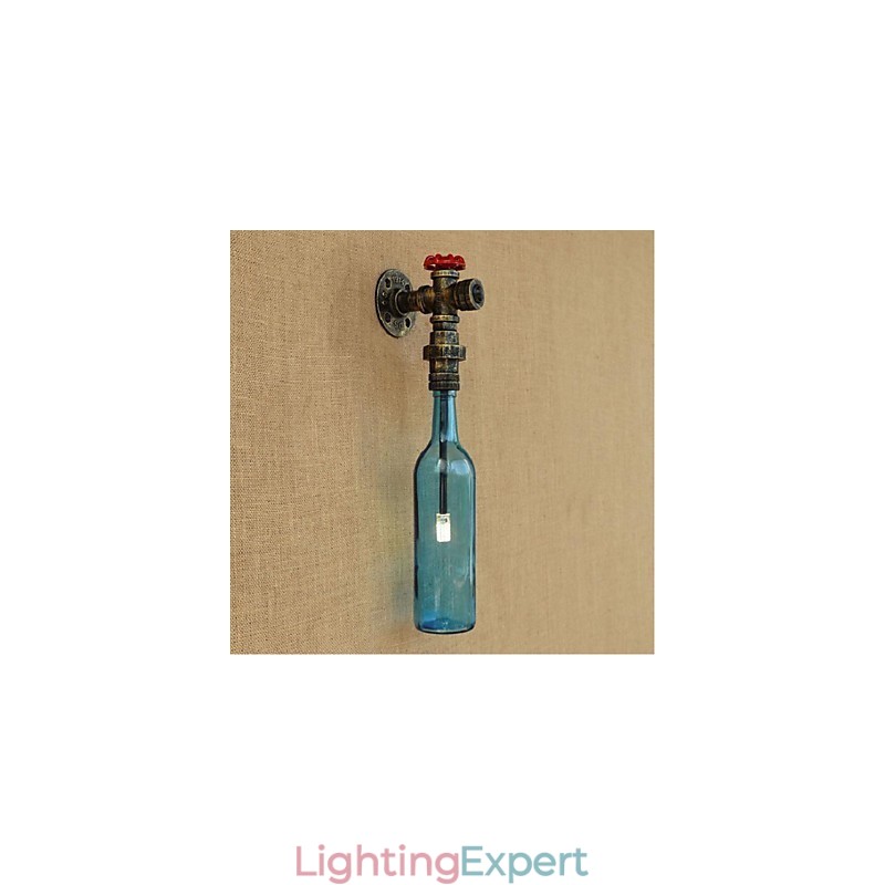 Wall Switch With Water Pipe Bottle Wall Light